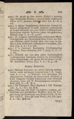 205-212a, Aquae Soteriae