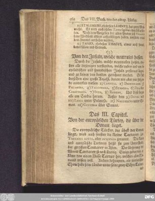 Das III. Capitel. Von der europäischen Türckey, die über der Donau lieget.