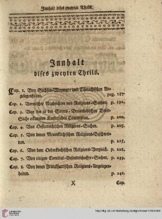 Innhalt dises zweyten Theils