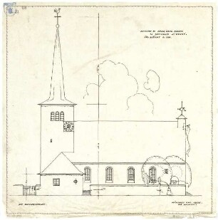 Bestelmeyer, German; Lauingen an der Donau (Bayern); Ev. Kirche - Südansicht