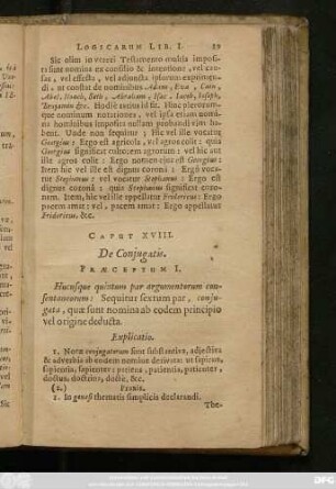 Caput XVIII. De Coniugatis.