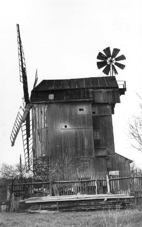 Baruth/Mark-Petkus. Friedensmühle, Paltrockmühle (1837 als Bockmühle erbaut, 1950 Umbau)