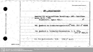AWV-Schriftenreihe