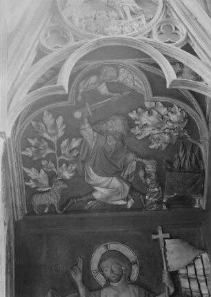 Mittelschrein, Detail, Opferung Isaaks