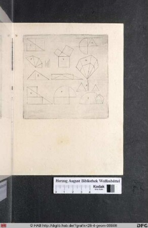 Darstellung und Konstruktion geometrischer Körper.