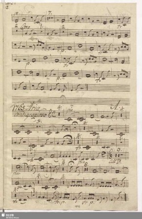 1765. Aria: Non è spento quel foco soave / Seydelmann, F.