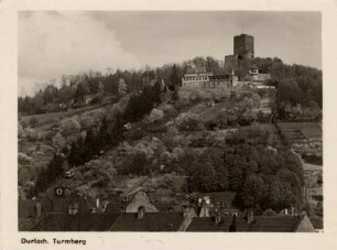 Postkartenalbum mit Motiven von Durlach. "Durlach. Turmberg"