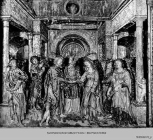 Hochaltar der Himmelfahrt Mariens : Die Vermählung Mariens