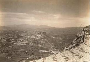 Calascibetta. Blick auf den Ort