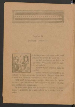 Capítulo IV - Infame complot