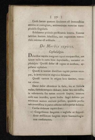 De Morbis capitis.