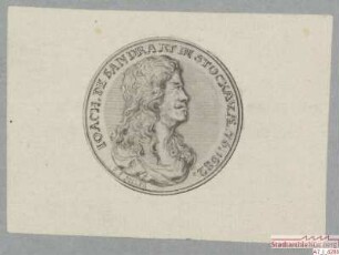Medaille auf Joachim Sandrart