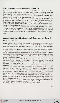 Edwin Scharffs Krieger-Ehrenmal für Neu-Ulm