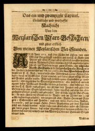Das ein und zwantzigste Capitul - Das vier und zwantzigste Capitul