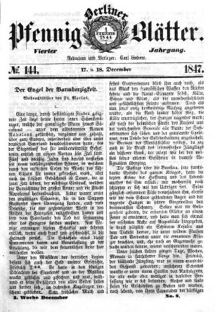 No. 144, 17. u. 18. November