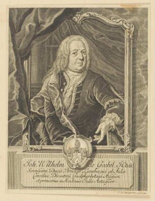Bildnis des Joh. Wilhelm de Goebel