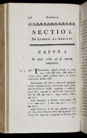 Sectio I. De Lineis, et Angulis.