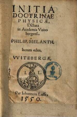 Initia doctrinae physicae