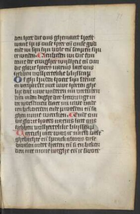 Mette (Fragment, Anfang fehlt)