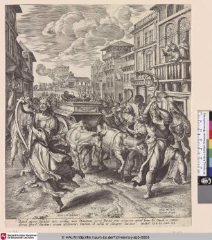 [David tanzt vor der Bundeslade; David Dancing ahead of the Arc]