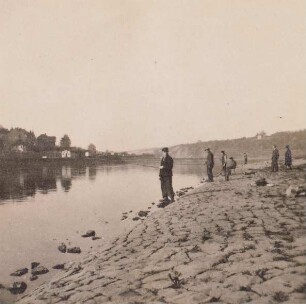 Angler am Elbufer