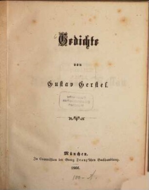 Gedichte