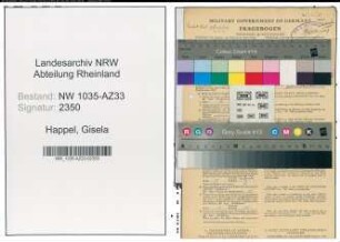 Entnazifizierung Gisela Happel , geb. 14.04.1922 (Dolmetscherin)