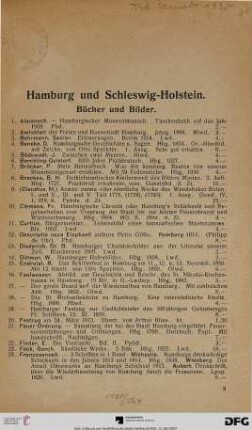 Hamburg und Schleswig-Holstein (Nr. 1-541)
