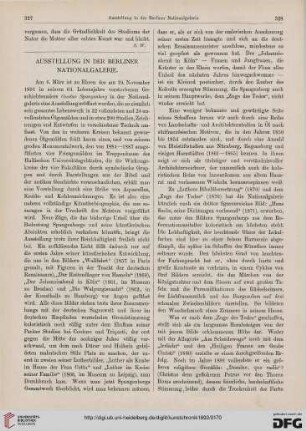 Ausstellung in der Berliner Nationalgalerie
