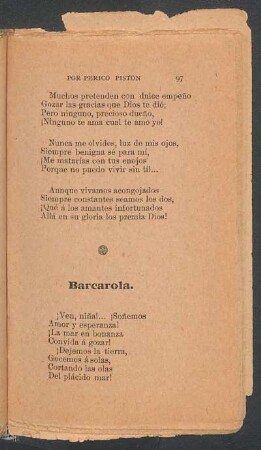 Barcarola