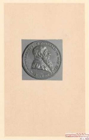 Medaille auf Willibald Imhoff senior (= Willibald I.)