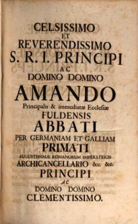Novus rei literariae Ordinis S. Benedicti conspectus, 1