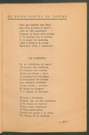 La carrera