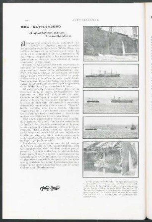 Del Extranjero : Amputación de un tracatlántico