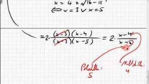 13B.3 rationale Funktion; Nullstellen, Polstellen, stetig hebbare Definitionslücken