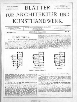 No. 8, 1. August 1894