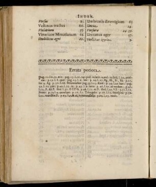 Errata potiora