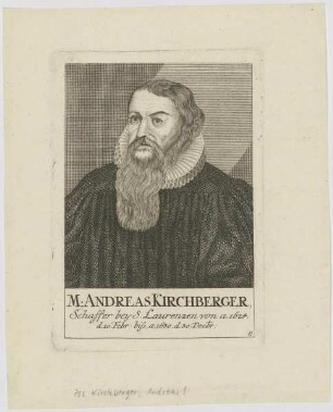 Bildnis des Andreas Kirchberger