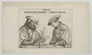 Doppelbildnis des Heinrich Fullmaurer und des Albrecht Meyer