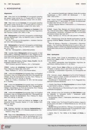 V. Ikonographie