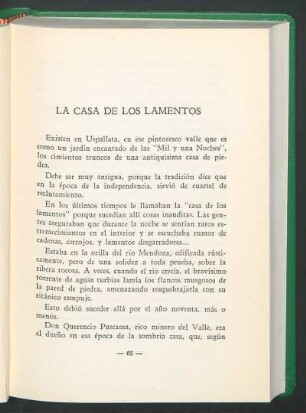 La casa de los lamentos