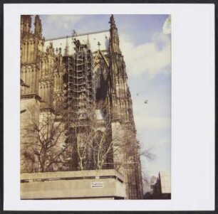 Baustelle am Kölner Dom