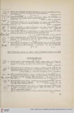 Steinzeug (Nr. 492-538)
