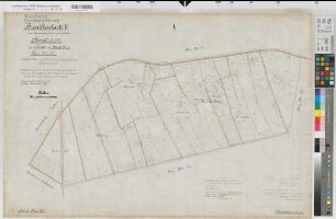 Osterwick (Rosendahl), Zusammenlegung Horst, Brouillonkarte II Flur 20