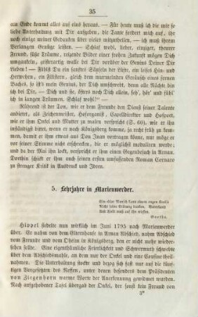 5. Lehrjahre in Marienwerder