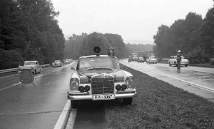 Neuralgischer Verkehrsknotenpunkt am Autobahndreieck Karlsruhe