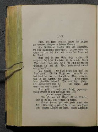 XVII. Kapitel