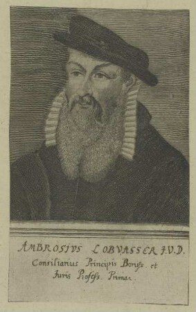 Bildnis des Ambrosius Lobwasser