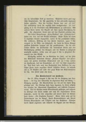 Das Bombardement von Cuxhaven