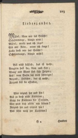 Liebeszauber